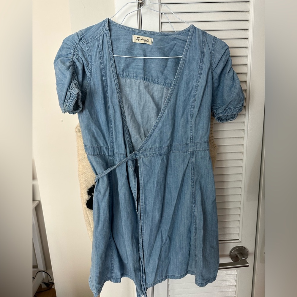 Madewell Denim Wrap Dress